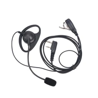 mini microphone headset k plug walkie talkie 2 pin radio speaker professional stand wired headset microphone