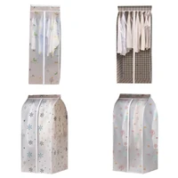 clothes hanging garment dress clothes suit coat dust cover home storage bag pouch case organizer wardrobe hanging clothing
