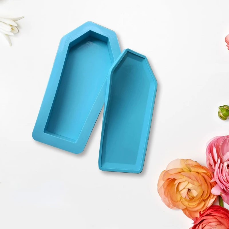 

DIY Storage Case Silicone Mould Crafts Polymer Clay Jewelry Container Making Tool Coffin Box Epoxy Resin Mold