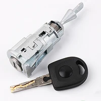 left door lock barrel cylinder auto replacement lock with 1 key for volkswagen old passat b5 locksmith tool