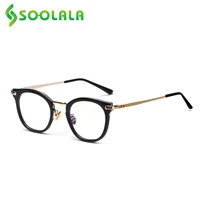 soolala womens mens fashion cateye reading glasses eyeglass frame presbyopic reading glasses 0 5 0 75 1 25 1 75 2 25 to 5 0