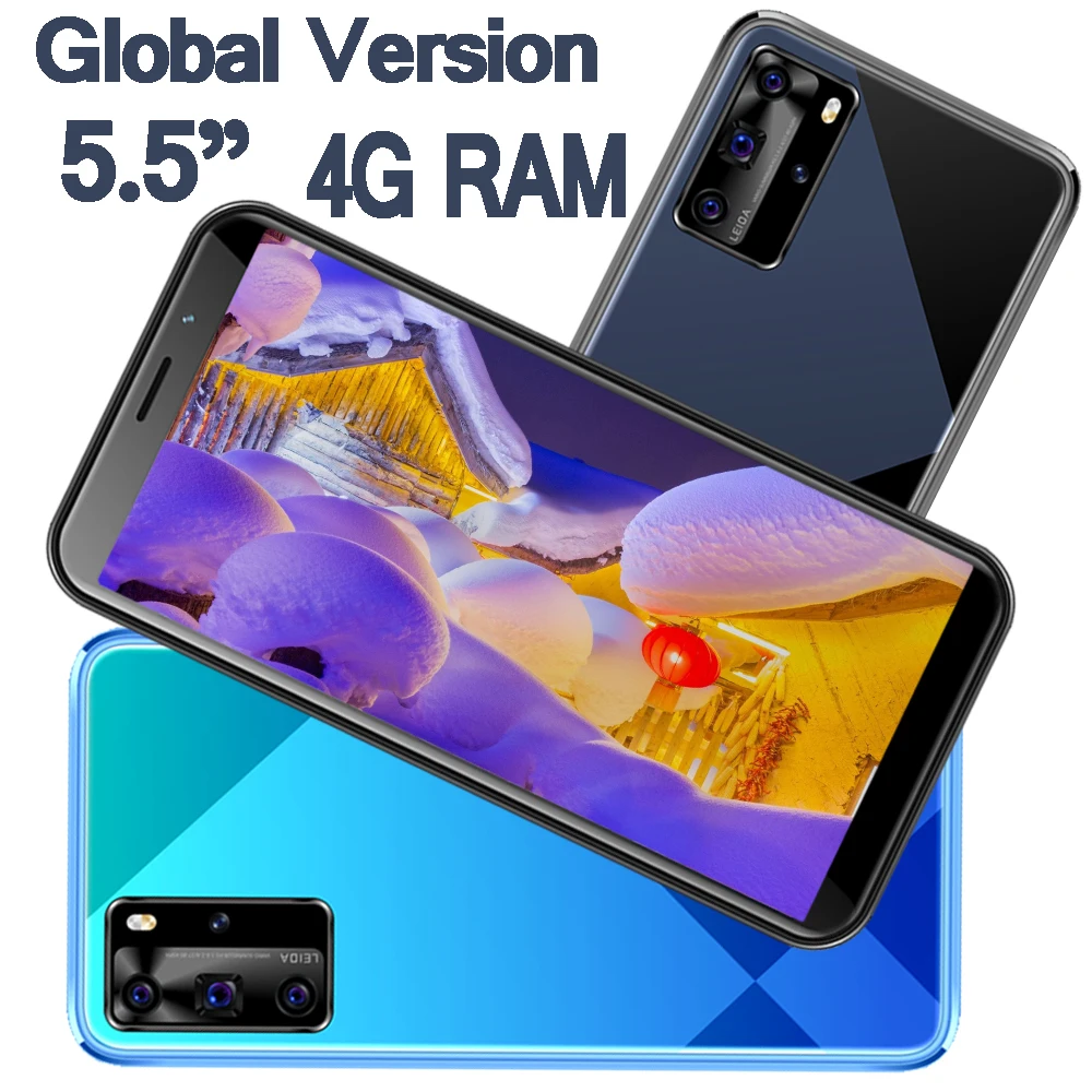 

4G RAM Smartphones Android 9A Pro Mobile Phone 64G ROM Face ID Unlocked 5.5" Celulares Global version Cell Phones Dual Sim Wifi