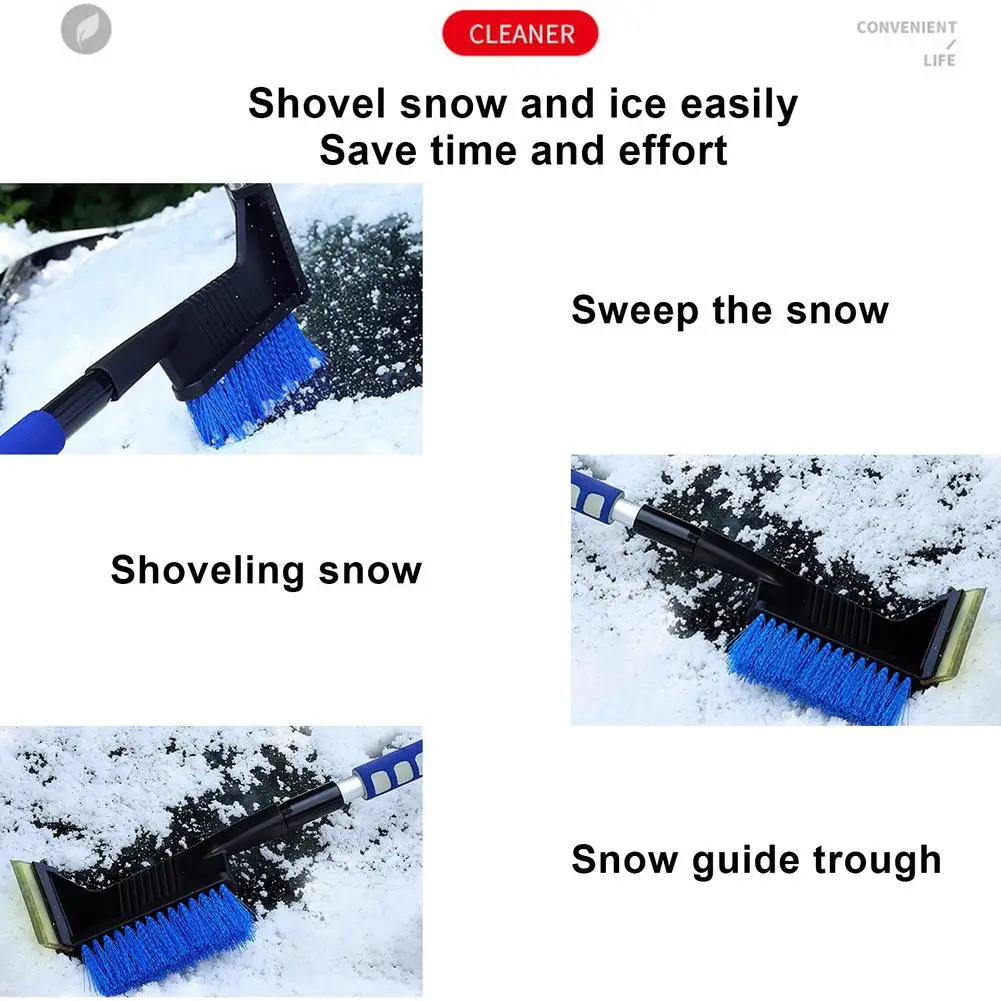 

Car Ice Scraper Snow Remover Shovel Brush Window Windscreen Windshield Deicing Cleaning Scraping Snow Remover Tool