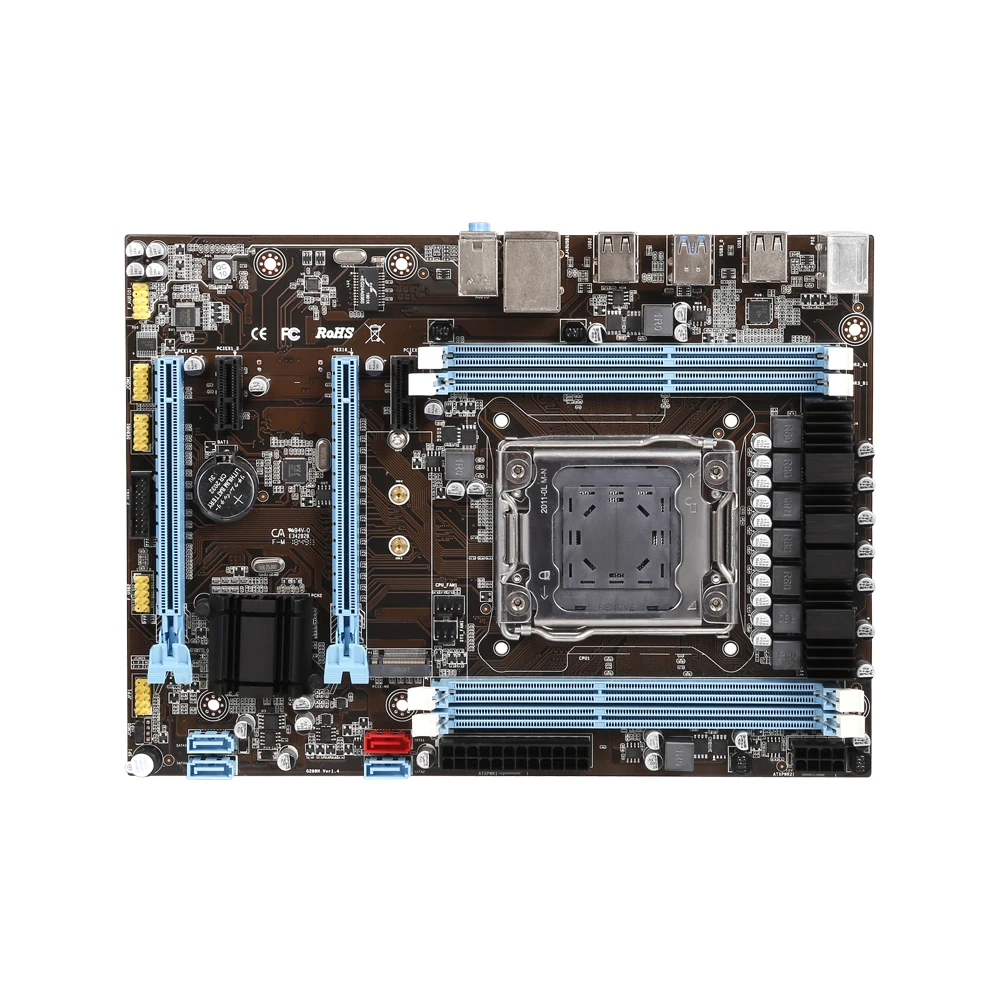 

VEINEDA X79 G288 Motherboard LGA2011 ATX Main Board USB3.0 SATA3.0 PCI-E 16X support DDR3 RAM 1600MHZ PC3 SSD and E5 CPU