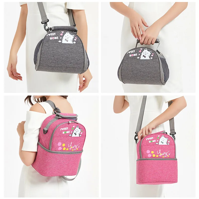 portable thermal insulated lunch bag large capacity diaper bag backpack fashion breastmilk cooler baby bottle mummy bags free global shipping