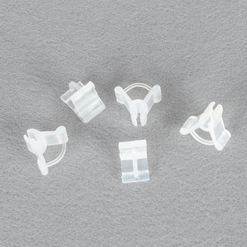 50 шт./упак. пластмассовое растение Поддержка мини зажимы для трансплантата