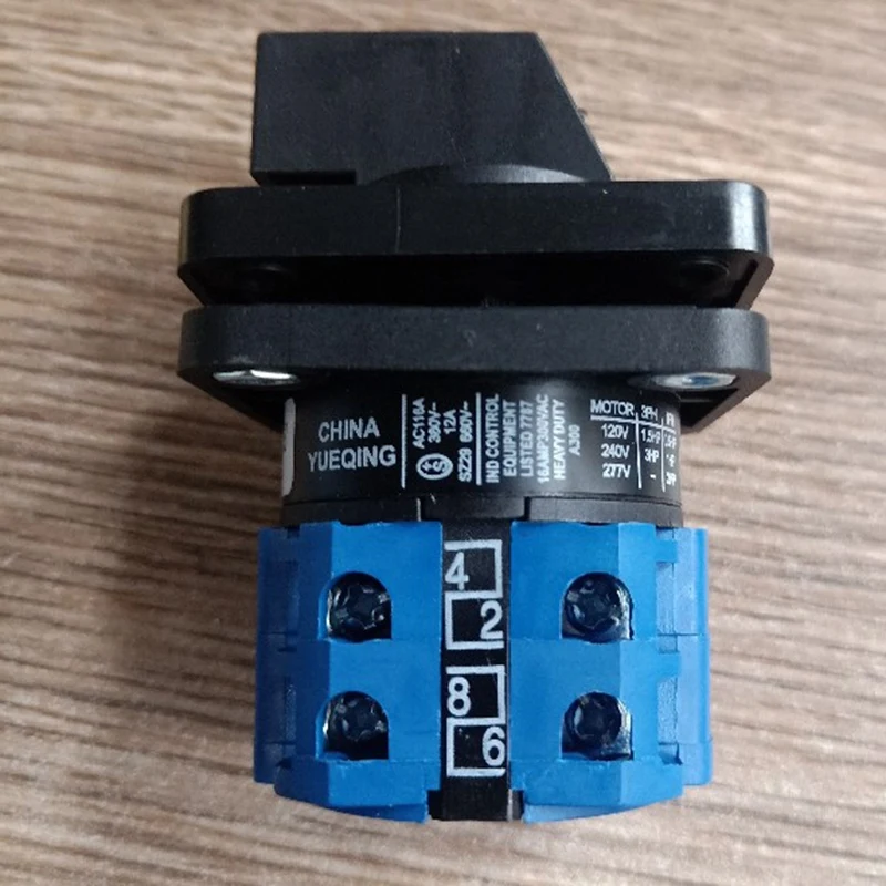 660V 20A переключатель 4-позиционный цепи 2 pole поворотный универсальный кулачковый