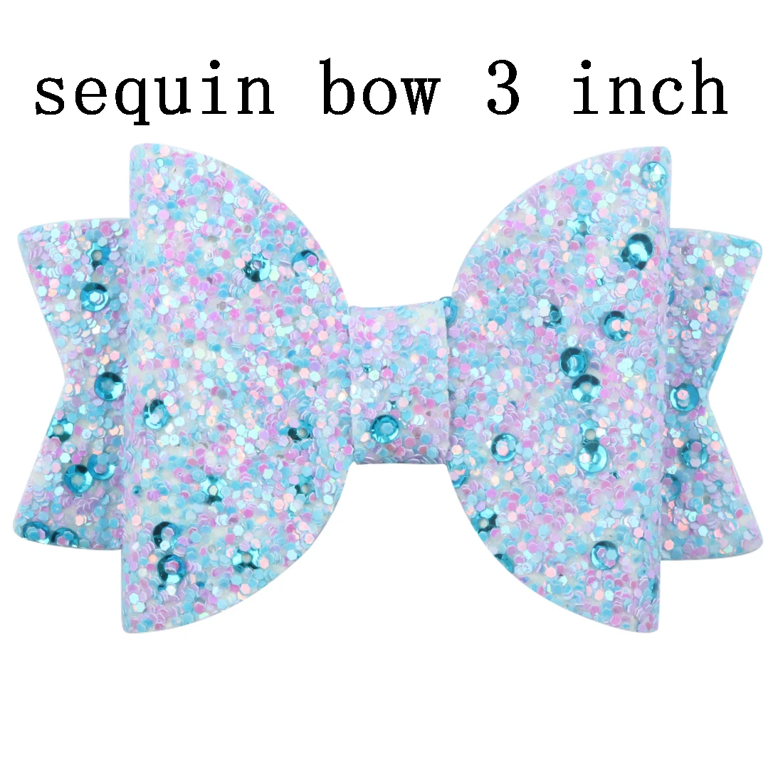 sequin-3 1 шт., заколки для волос для девочек, блестящие банты с зажимом, 3 дюйма, заколка-бабочка, заколки для волос, принт в виде сердца, звезды, патриотизм, точечный дизайн - Цвет: sequin-3