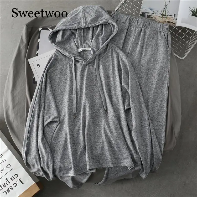 Весенний женский комплект для бега SWEETWOO из 2 предметов 2020 модный свободный