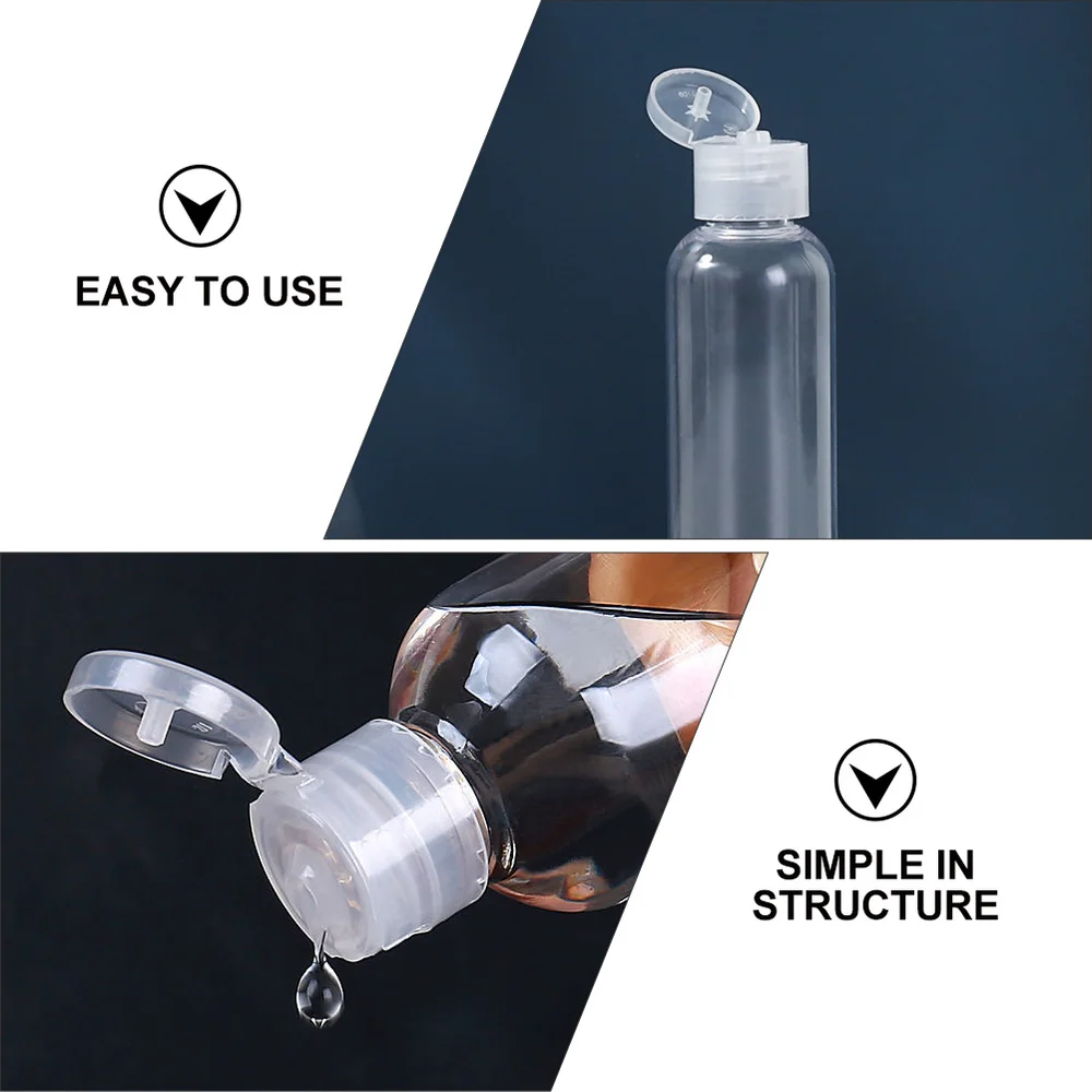 

25pcs Practical Lotion Bottles Home Use Lotion Bottles Clamshell Type Bottles