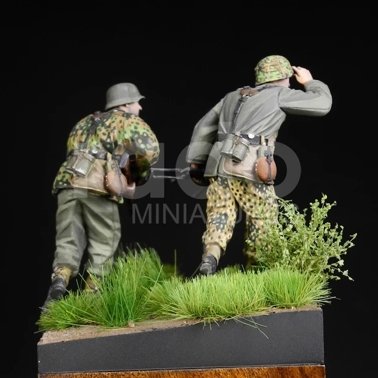 1/35 весы Неокрашенная Смола рисунок расследование 2 Коллекция фигурок фигурка