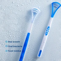 silicone tongue scraper brush cleaning food grade single oral care to keep fresh breath tongue scraper for oral care
