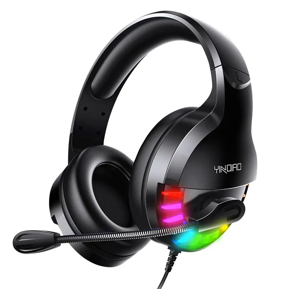 

Gaming Headset Headset Colourful Lamp Effect Stars Surround Mic Over-Ear Cool Fashion Headphone