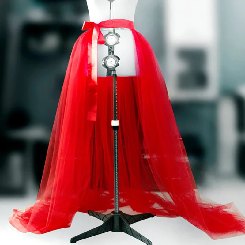 Hirigin Brand Sexy Elegant Chiffon Long Skirt Women Tulle Tutu Wedding Party Prom Bandage Mesh Maxi | Женская одежда