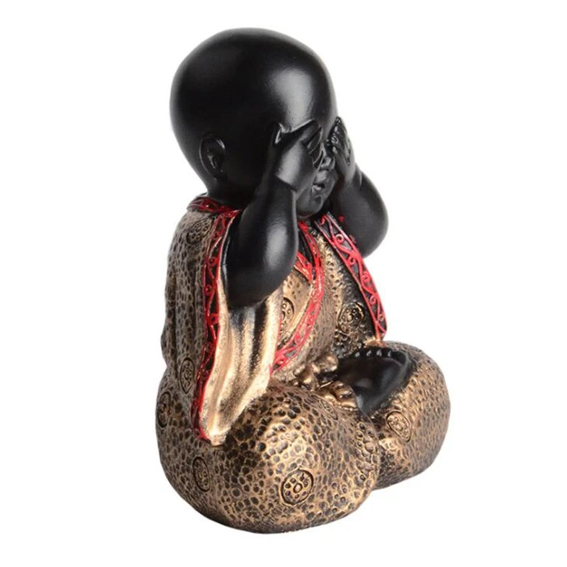 Декоративная полимерная статуя Будды в китайском стиле для украшения дома