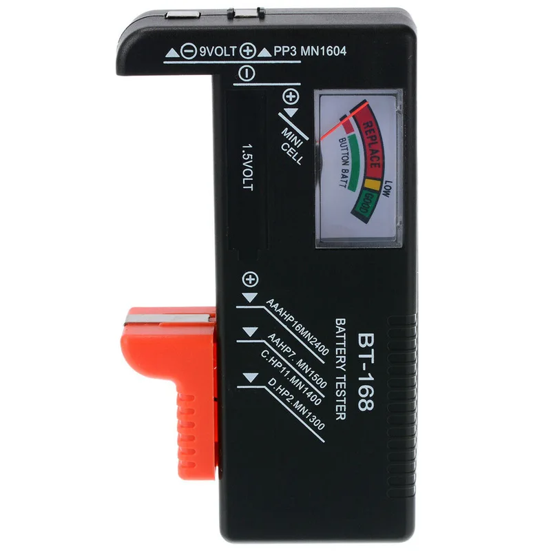 Тестер емкости аккумуляторов цифровой для BT 168 18650 Lithum 9V 14500 V 3 7 Cell C D 1 5 M05 20 Прямая