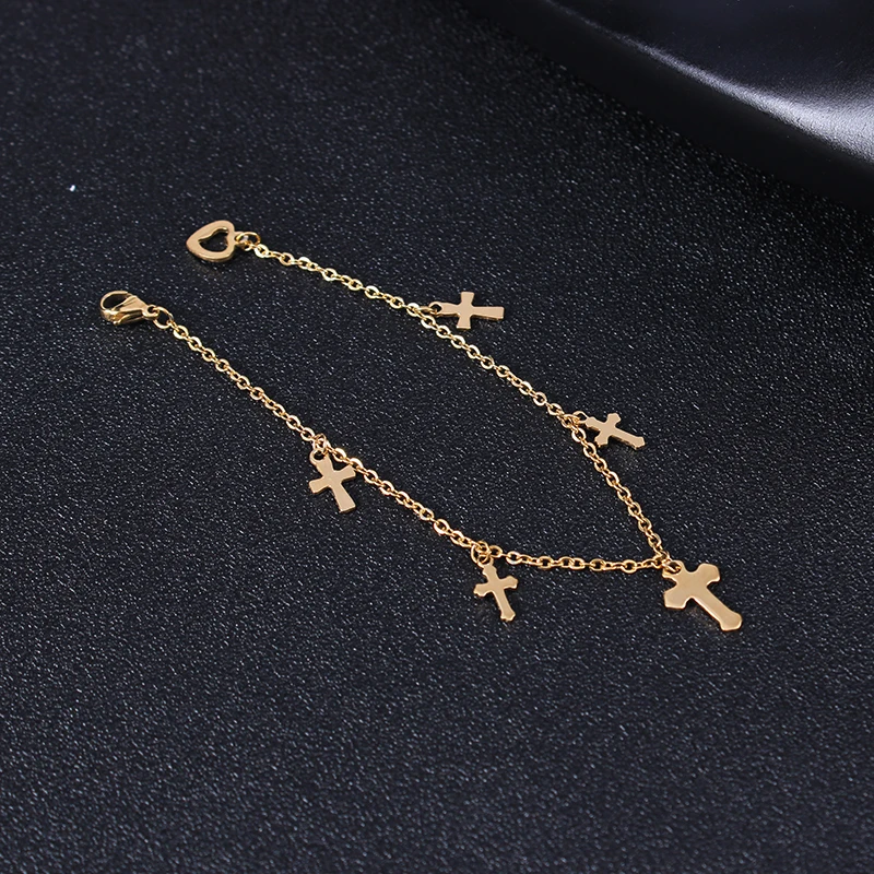 Stainless Steel Gold Eiffel Tower Ankle Bracelets Simple Link Chain Charm Anklet Enkelbandje Accesorios Mujer Dropshipping | Украшения и