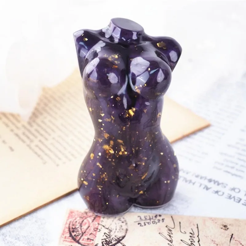 3D форма для женской модели свечи силиконовая смола эпоксидного воска настольное