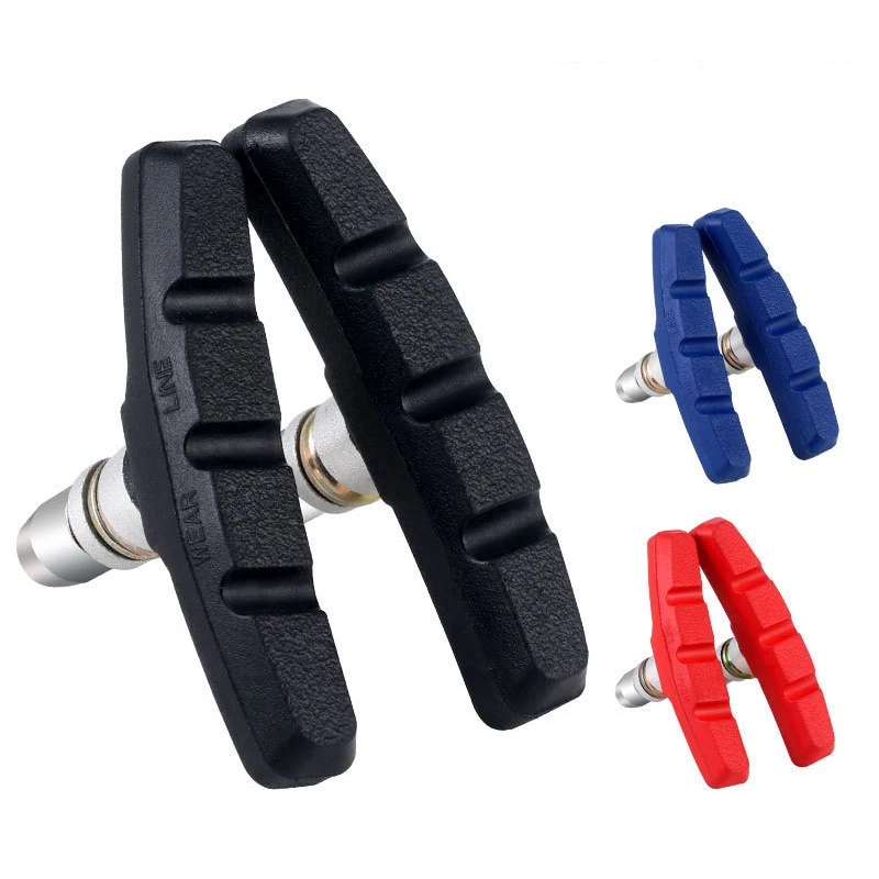 

1Pair Road Bike Brake Pads Shoes for Alloy Rims Durable Bicycle Brake Pads Shoes Tools Silent Bicycle Brake Pads Road Bike Brake