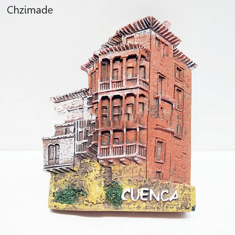 Lychee Life Испания Cuenca подвеска скалы из смолы наклейка на холодильник магнит Diy