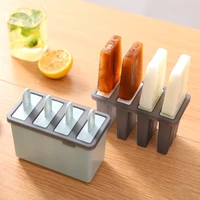 homemade diy creative plastic ice cream popsicle mold mould tray maker lattice lid frozen makers
