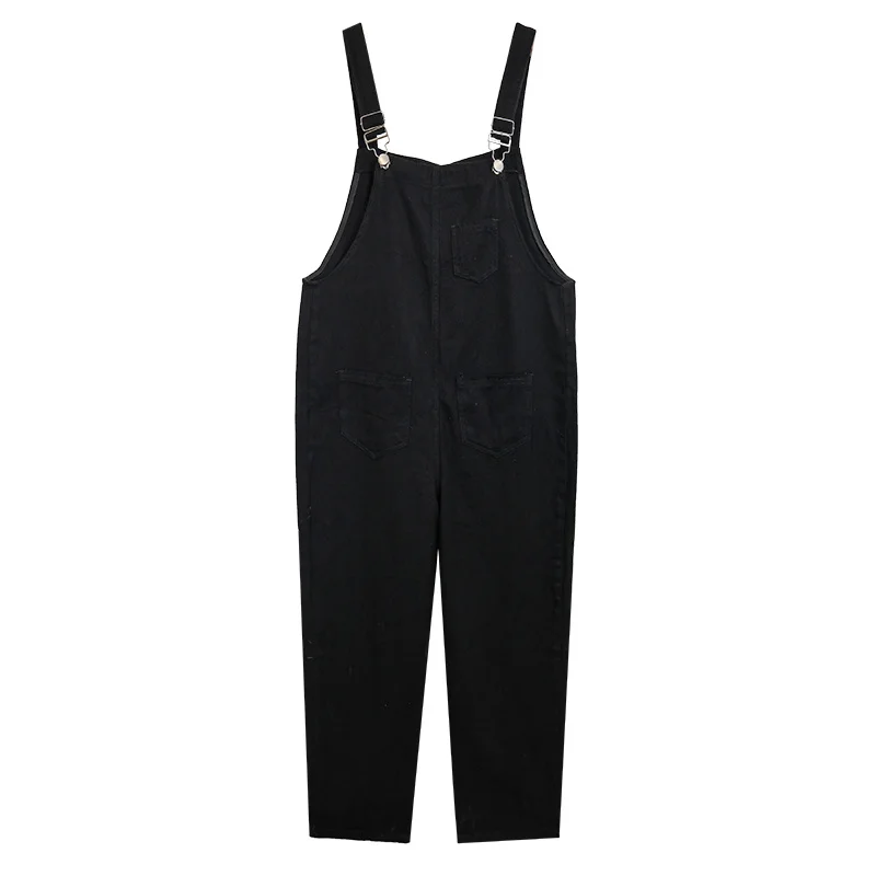 

Women's Jeans 2021 Spring New Straight Chic High Waist Wide Leg Pants Slim All-Matching Youthful-Looking Suspender Pants