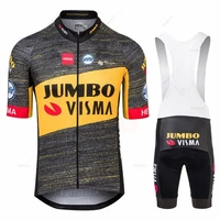 2021 jumbo visma cycling team jersey 19d bike shorts suit ropa ciclismo men summer bicycle maillot pants clothing