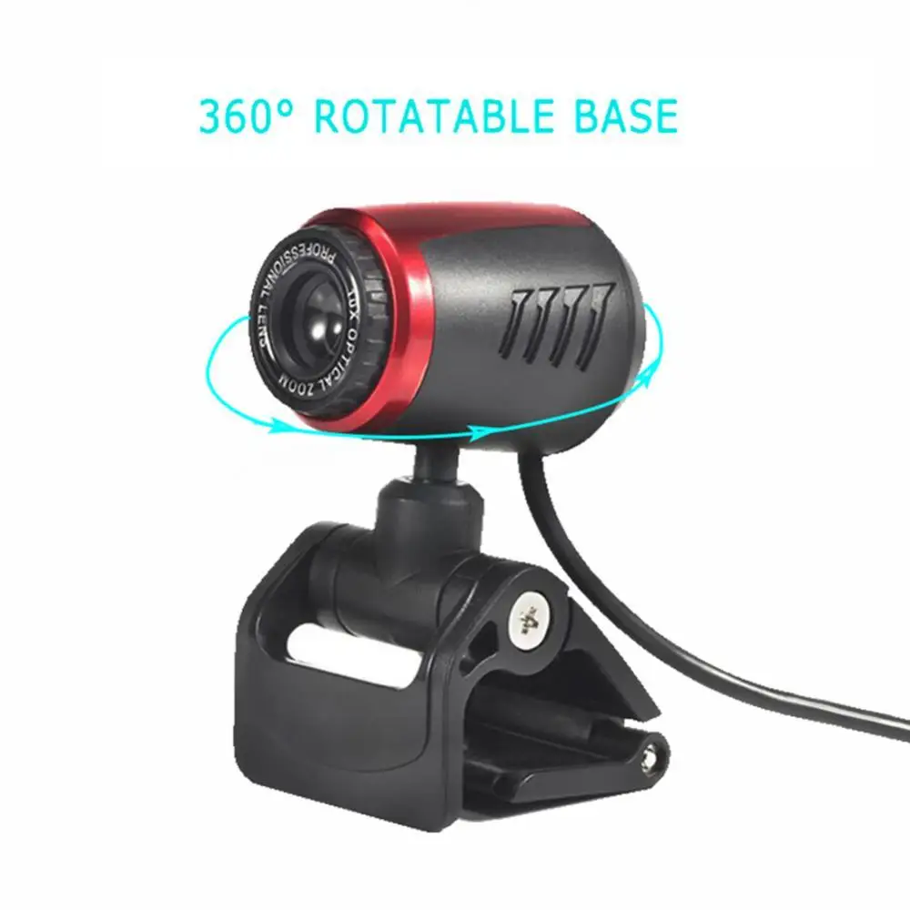 

HD 720P Home Webcam USB Video Recording Web Camera with Mic for Laptop Computer