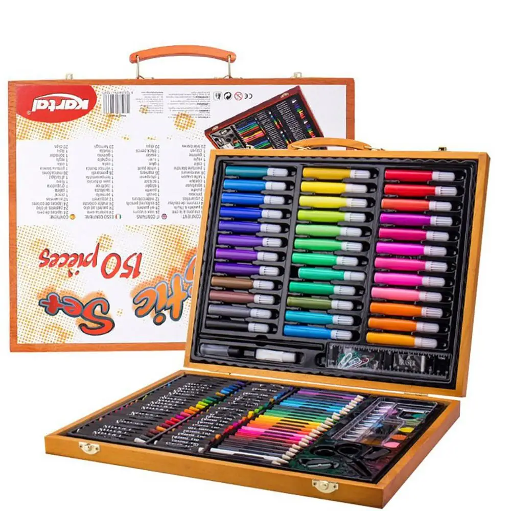 

168PCS Painting Drawing Art Artist Set Kit for Kids Children Boys Girls Students Christmas Birthday Holiday Festival Gift