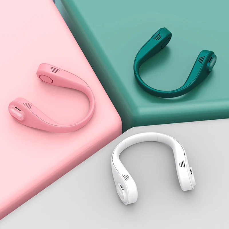 

CATLION Mini Bladeless Fan Portable Neck Fans 3000mAh USB Rechargeable Mute Sports for Home Outdoor Ventilador Portatil Abanicos