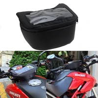 motorcycle handlebar bag windscreen bag mobile phone touch screen earphone bag for ducati multistrada 950 1200 126 scrambler