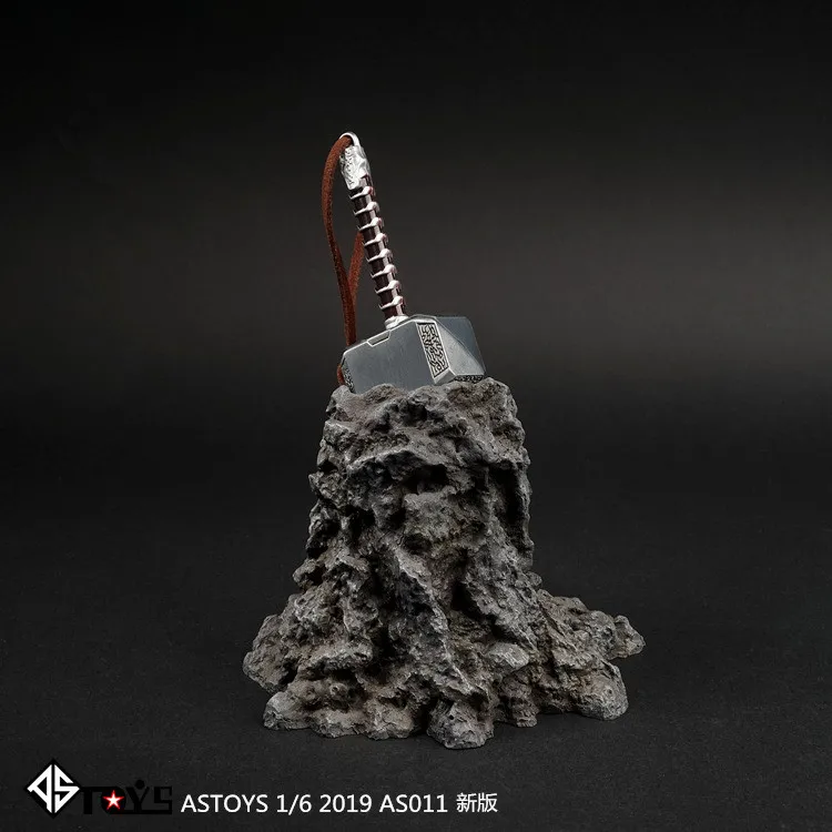 

AS011 1/6 Soldier Scene Accessories God of Thunder Hammer Platform Hammer For 12" Action Figure Body Toys Accessory