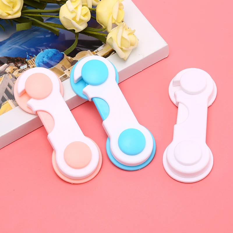

Hot 5Pcs/lot Baby Kids Safety Lock Protector Kitchen Cabinet Door Drawer Cupboard Catch Wholesale