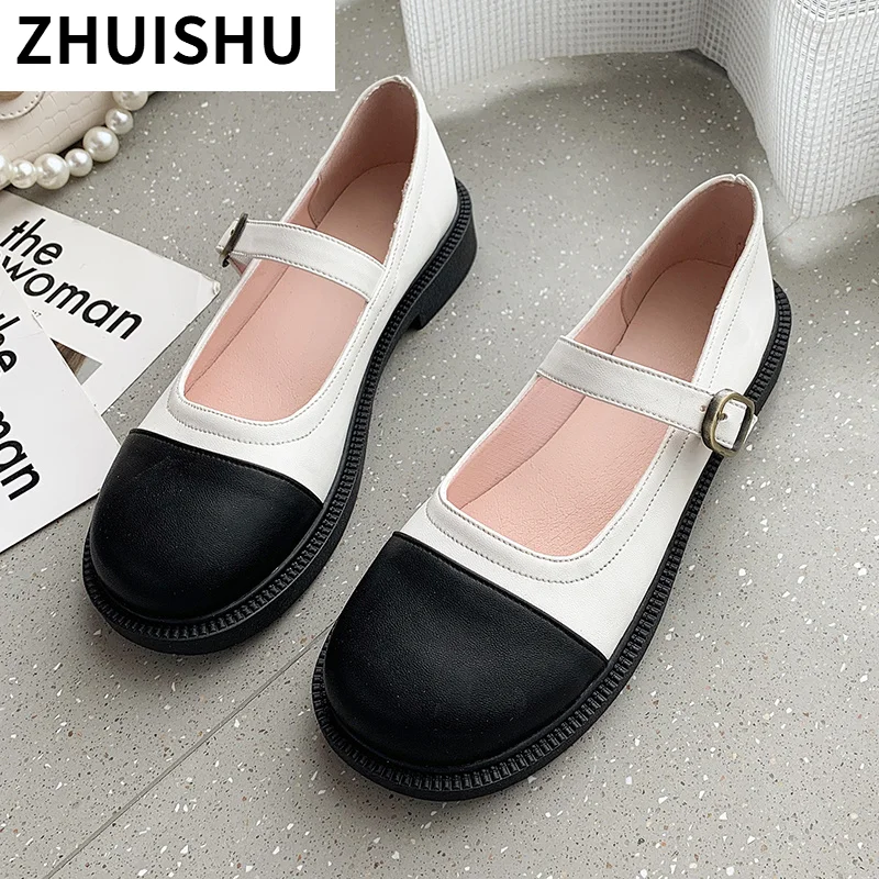 

Shoes Woman Flats Leather Casual Female Sneakers Fashion Low-heeled Dress Women Shoes Summer New Women's Round Toe Flat Shoes