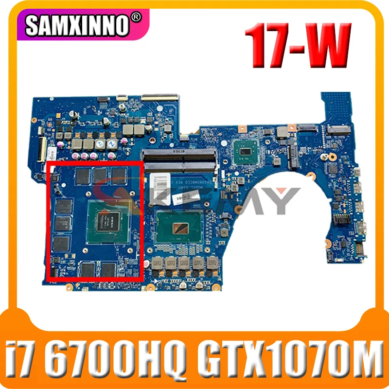 

862263-601 862263-001 G38D DAG38DMBCC0 for HP PRESSÁGIO 17-W 17-W151NR Laptop Motherboard i7 6700HQ GTX1070M 100% test work