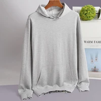 classic women men solid color cotton blend hoodie large size pocket hooded loose sweatshirt spring autumn sports casual hoodies