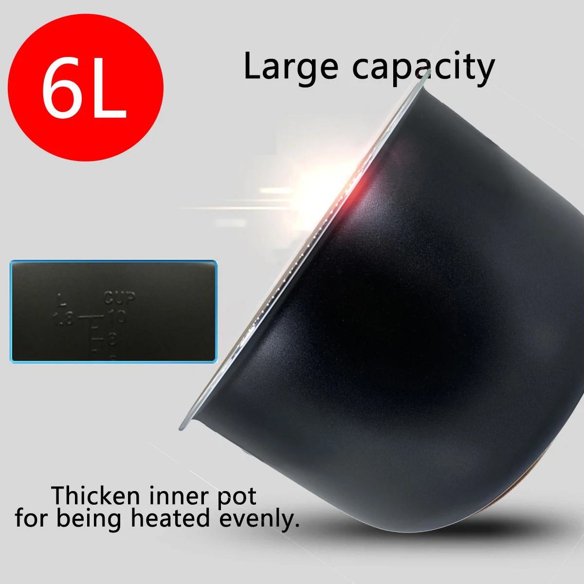 Большой умный автоматический ферментер для чеснока WARMTOO ЕС/США 220 В 6 л