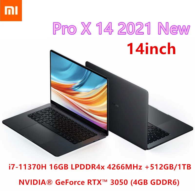 Купить ноутбук на алиэкспресс. Xiaomi Pro x 14 i7-11370h 16g 512g rtx3050 2.5k Grey.