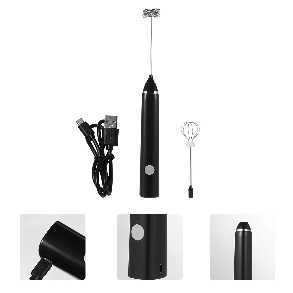 

Перезаряжаемая через USB вспенивающая портативная Кофеварка вспениватель Электрический венчик