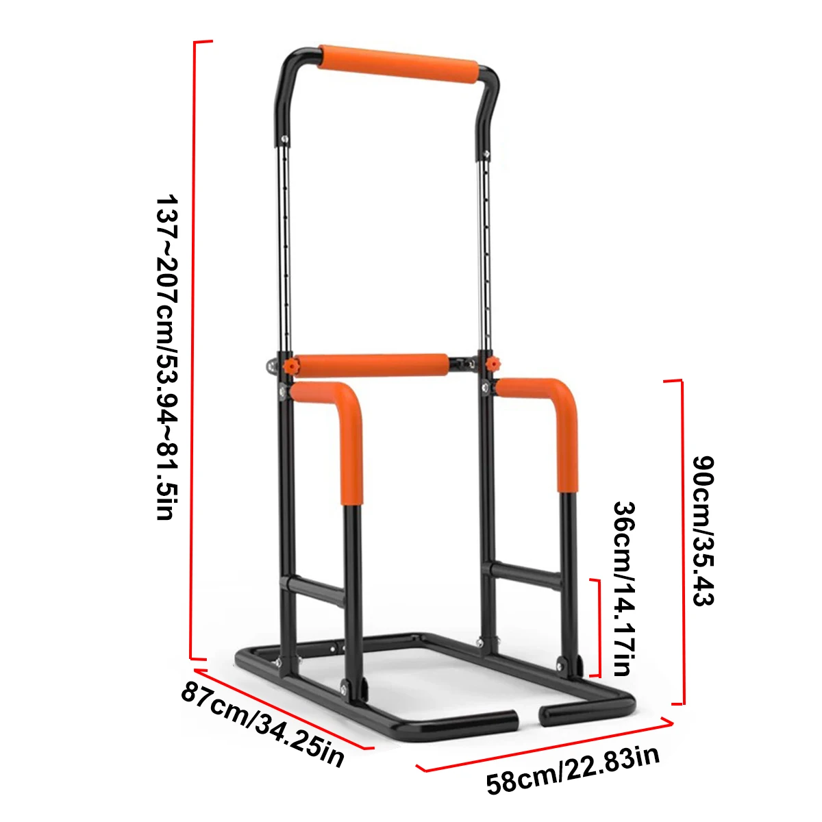 

Single and Double Horizontal Bars Household Indoor Fitness Equipment Family Multifunctional Children's Boom Pull-ups Bar Rack