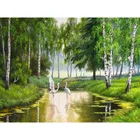 Алмазная 5D картина Fuyun с белым журавлем, полная круглая мозаика, распродажа, картина Стразы, алмазная вышивка, ландшафтный пейзаж