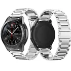 Ремешок из нержавеющей стали для Gear S3 frontier, браслет для samsung Galaxy watch 46 мм, Huawei watch GT amazfit bip, 22 мм