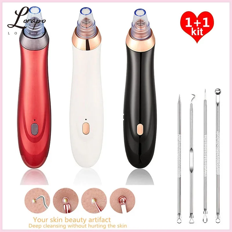 Пылесос для удаления черных точек и прыщей на лице|Устройство ухода за кожей