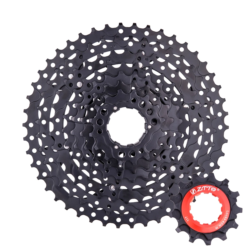 ZTTO MTB 9 скоростей 11 46T кассеты с вешалкой расширение s Звездочка 9v k7 широкое