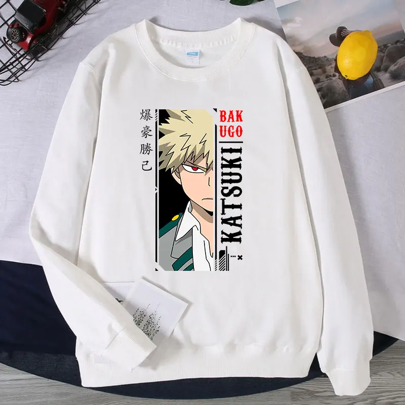 

Горячая Распродажа костюм Харадзюку аниме Мой боку нет героев Академия Katsuki Bakugou о-образный вырез одежда Повседневная забавная спортивная о...