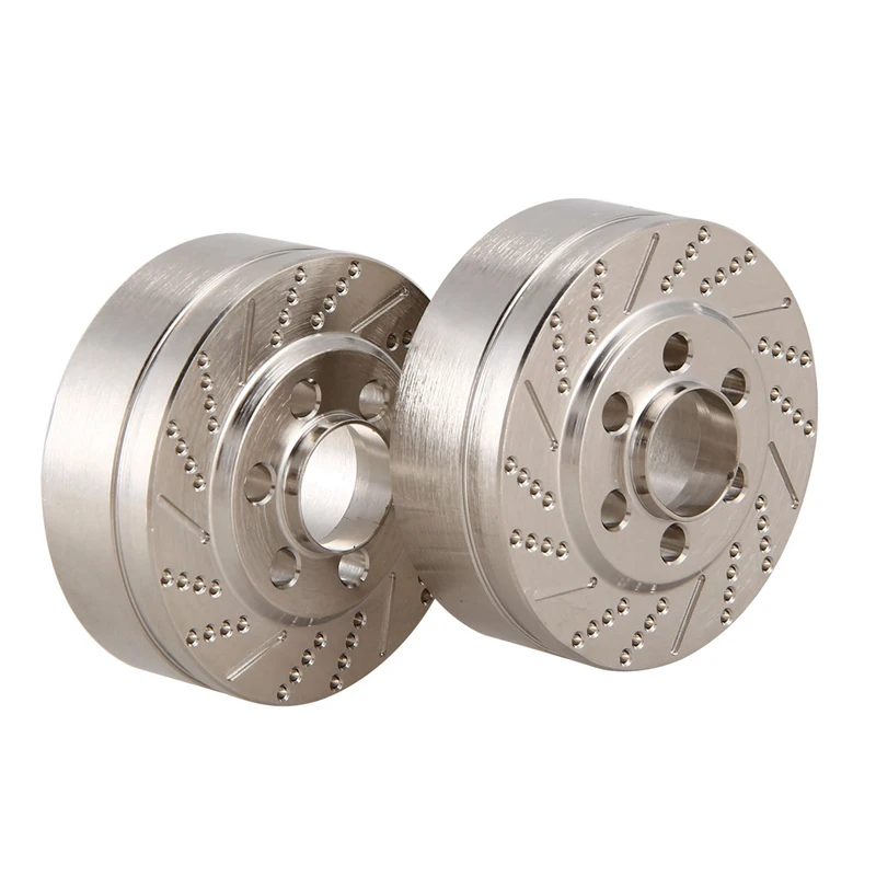 

2PCS Stainless Steel Wheel Balance Weight Counterweight with 4PCS 120MM 1.9Inch Rubber Tyres Wheel Tires