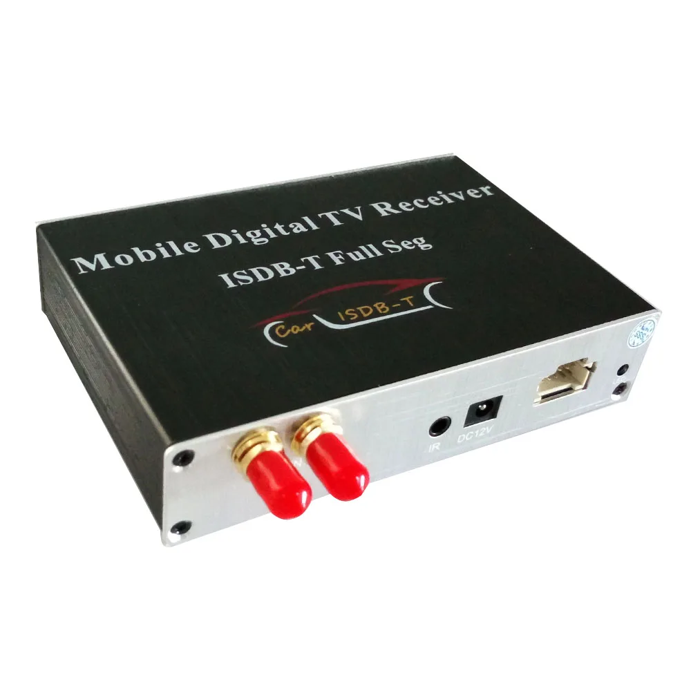 HD Автомобильный цифровой ТВ приемник Full Seg с двойным тюнером для Бразилии Чили