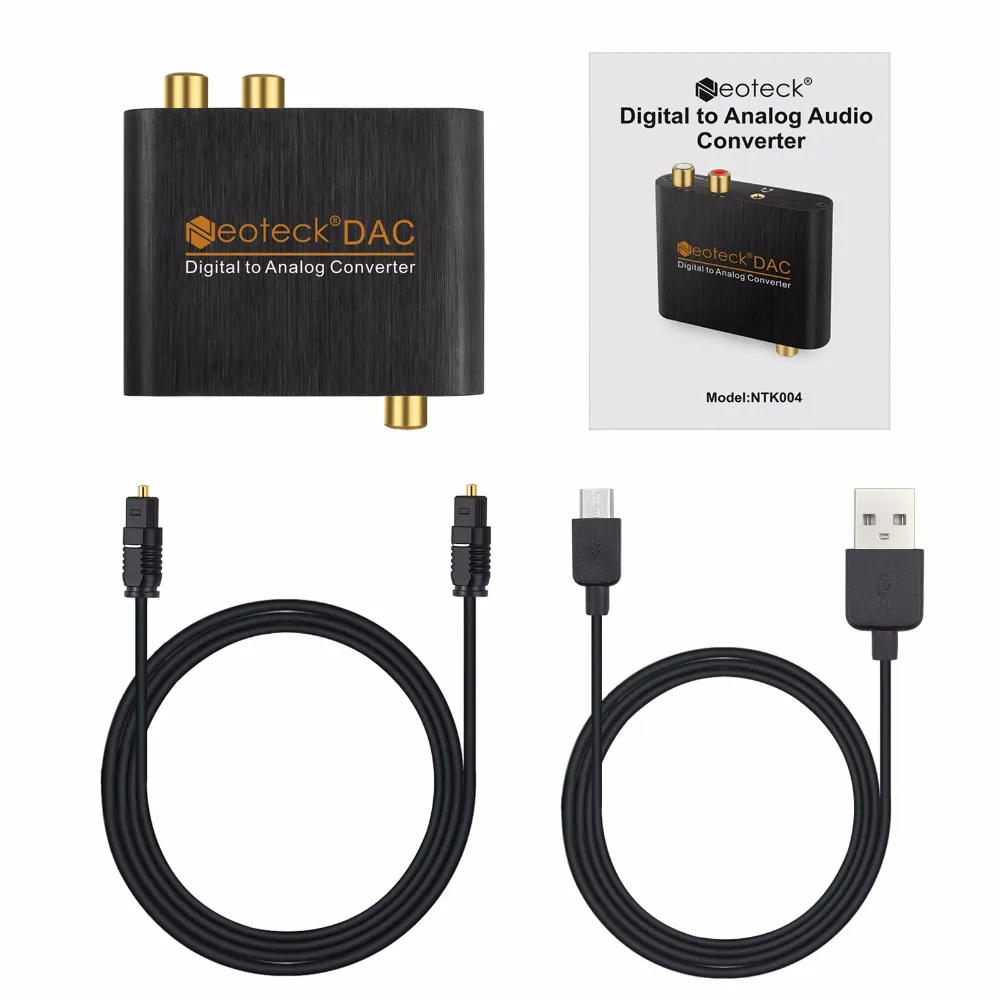 ESYNiC цифро-аналоговый аудио конвертер DAC коаксиальный Оптический Toslink RCA R/L 3,5 мм аудио адаптер