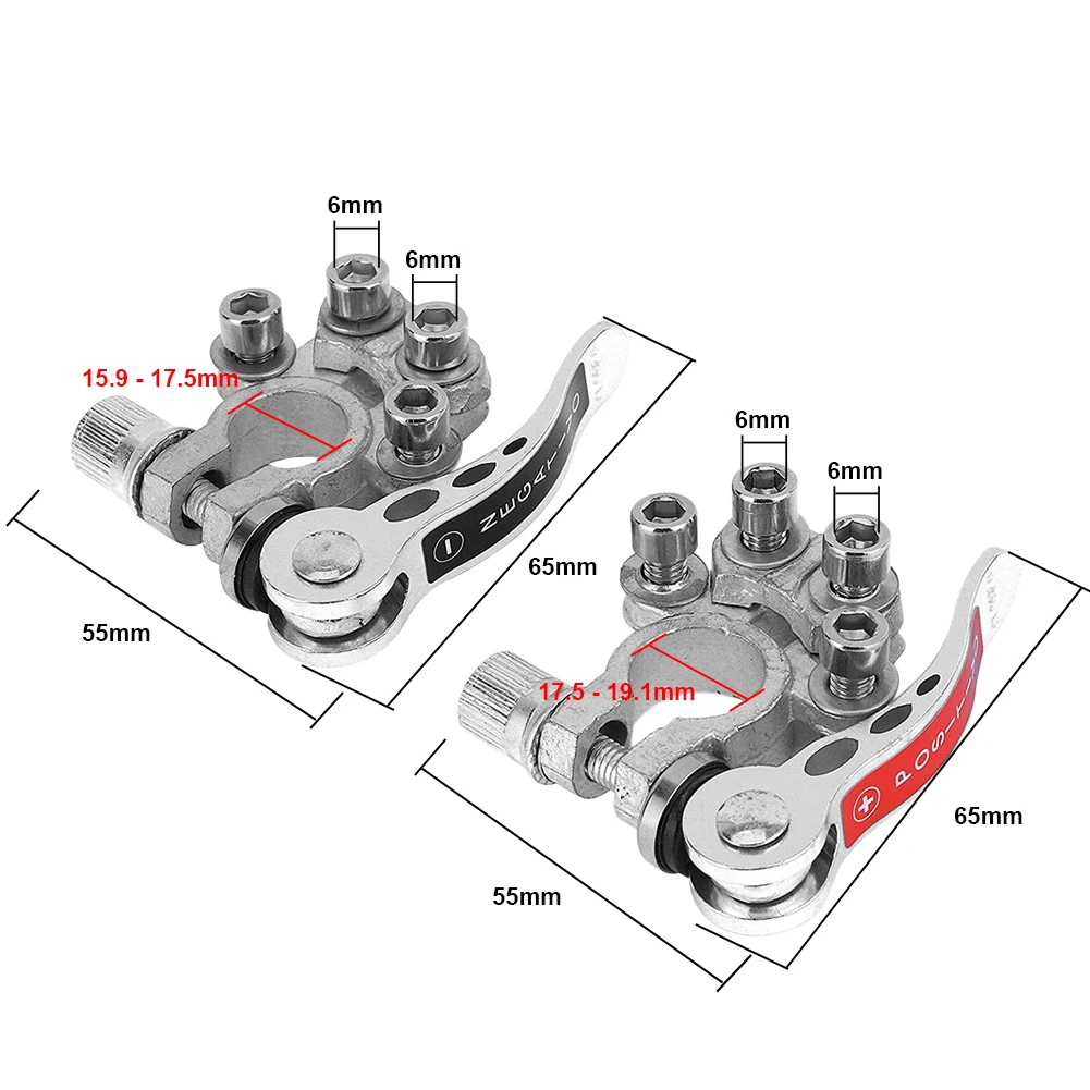 1 пара автомобильных аккумуляторных терминалов быстроразъемные клеммы зажимные