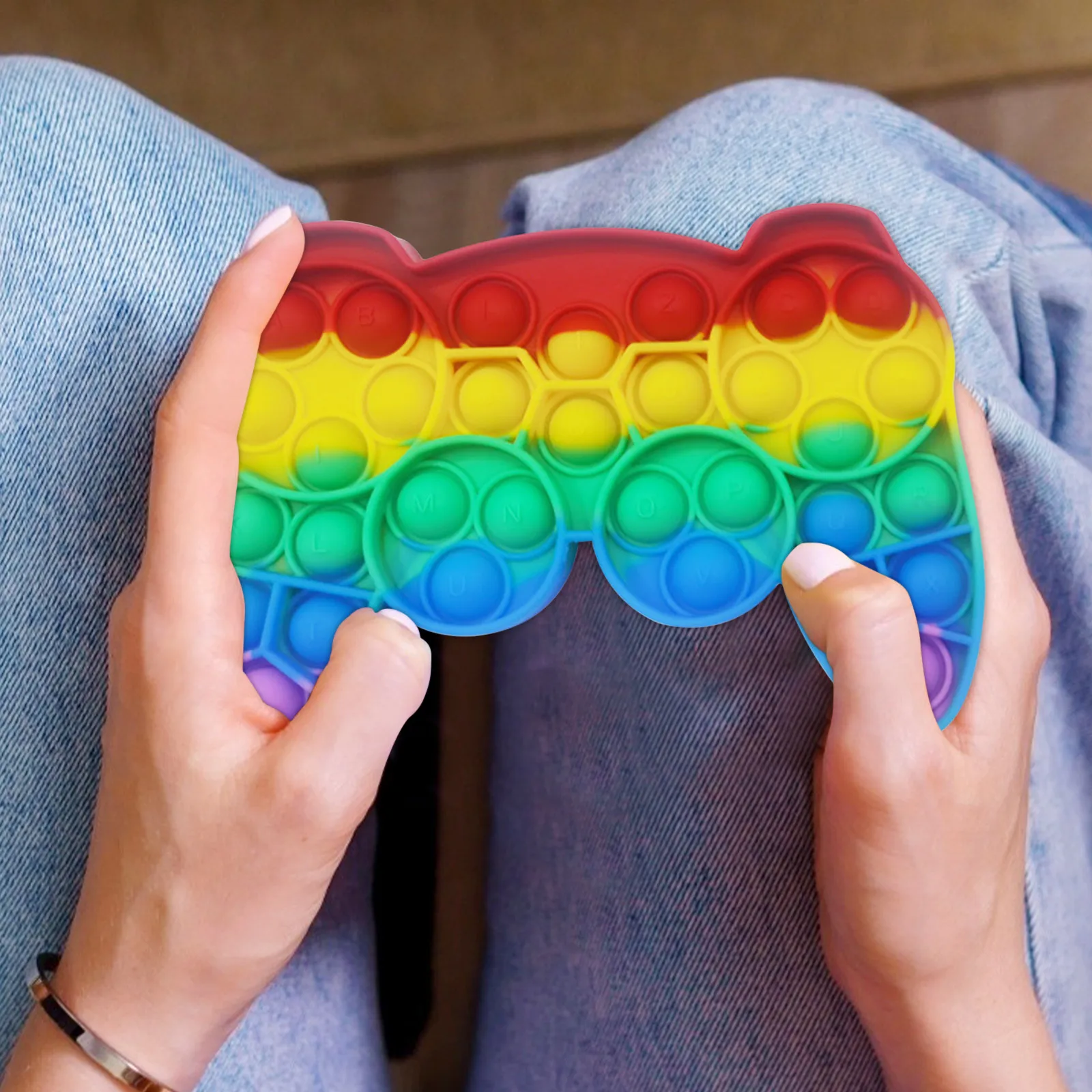 

Fitget Toys игровая ручка для взрослых детей, игрушка с нажимным пузырьком, Непоседа, сенсорная игрушка для аутистов, особые потребности, снятие ...
